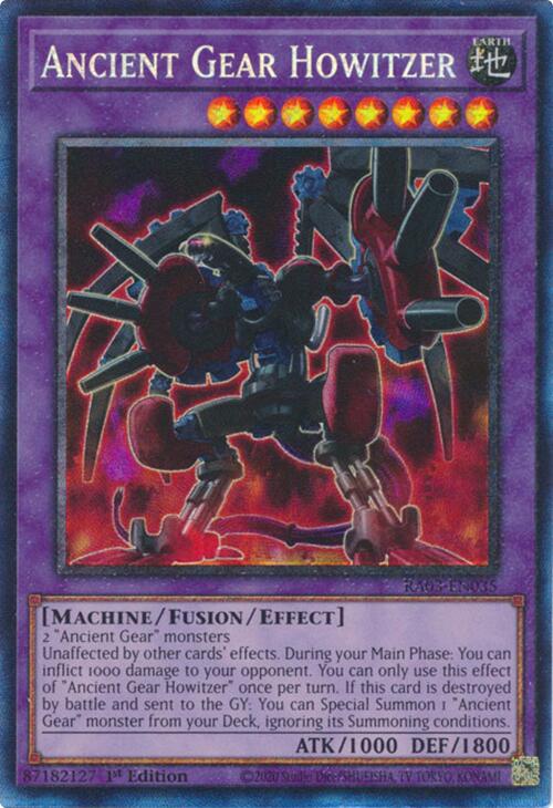 Ancient Gear Howitzer (CR) [RA03-EN035] Prismatic Collector's Rare | Fandemonia Ltd