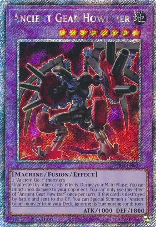 Ancient Gear Howitzer (Platinum Secret Rare) [RA03-EN035] Platinum Secret Rare | Fandemonia Ltd