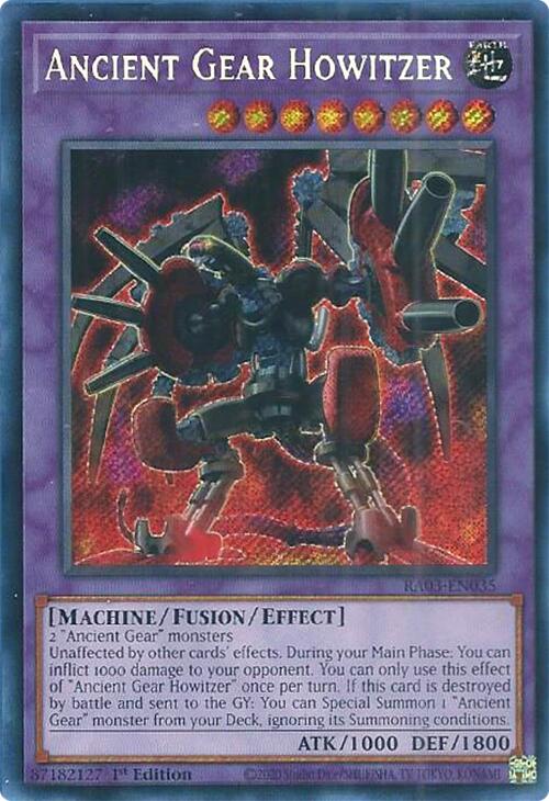 Ancient Gear Howitzer (Secret Rare) [RA03-EN035] Secret Rare | Fandemonia Ltd