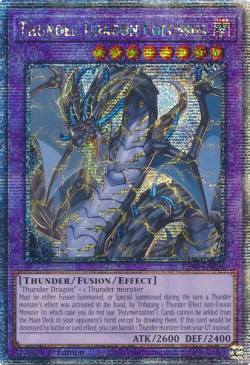 Thunder Dragon Colossus (Quarter Century Secret Rare) [RA03-EN036] Quarter Century Secret Rare | Fandemonia Ltd