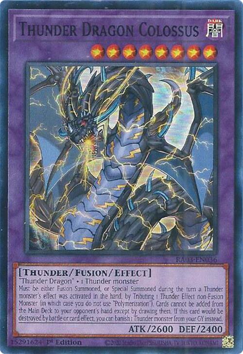 Thunder Dragon Colossus [RA03-EN036] Super Rare | Fandemonia Ltd