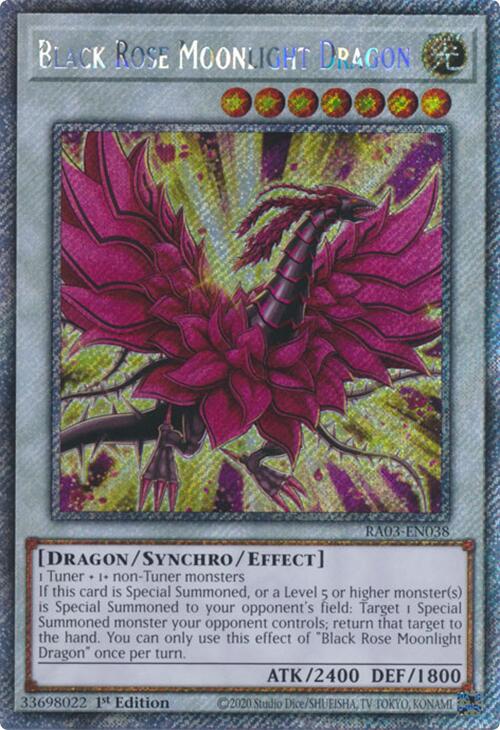 Black Rose Moonlight Dragon (Platinum Secret Rare) [RA03-EN038] Platinum Secret Rare | Fandemonia Ltd