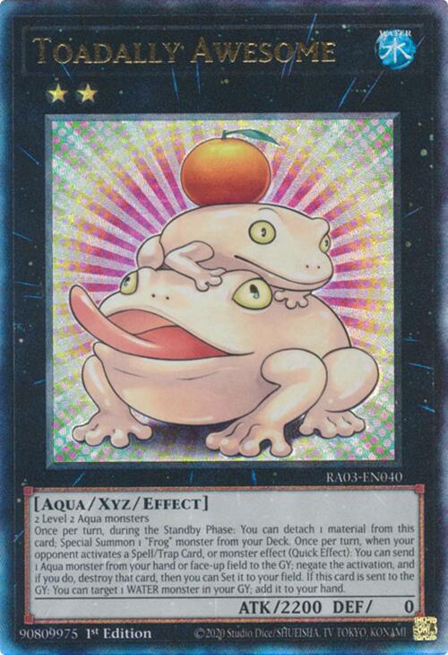 Toadally Awesome (UTR) [RA03-EN040] Prismatic Ultimate Rare | Fandemonia Ltd