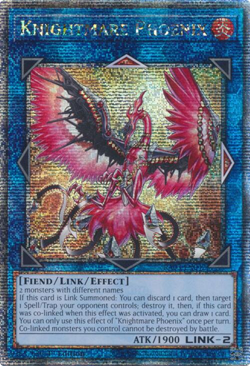 Knightmare Phoenix (Quarter Century Secret Rare) [RA03-EN042] Quarter Century Secret Rare | Fandemonia Ltd