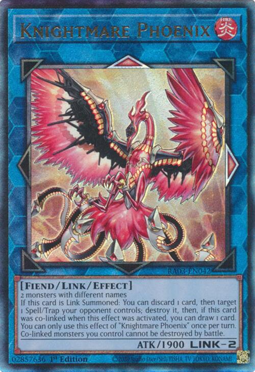 Knightmare Phoenix (UTR) [RA03-EN042] Prismatic Ultimate Rare | Fandemonia Ltd