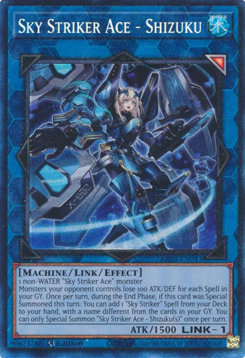 Sky Striker Ace - Shizuku (CR) [RA03-EN043] Prismatic Collector's Rare | Fandemonia Ltd