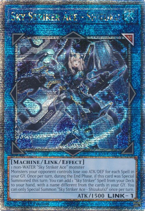 Sky Striker Ace - Shizuku (Quarter Century Secret Rare) [RA03-EN043] Quarter Century Secret Rare | Fandemonia Ltd