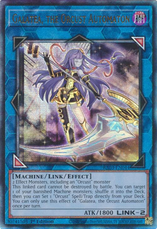 Galatea, the Orcust Automaton (UTR) [RA03-EN044] Prismatic Ultimate Rare | Fandemonia Ltd