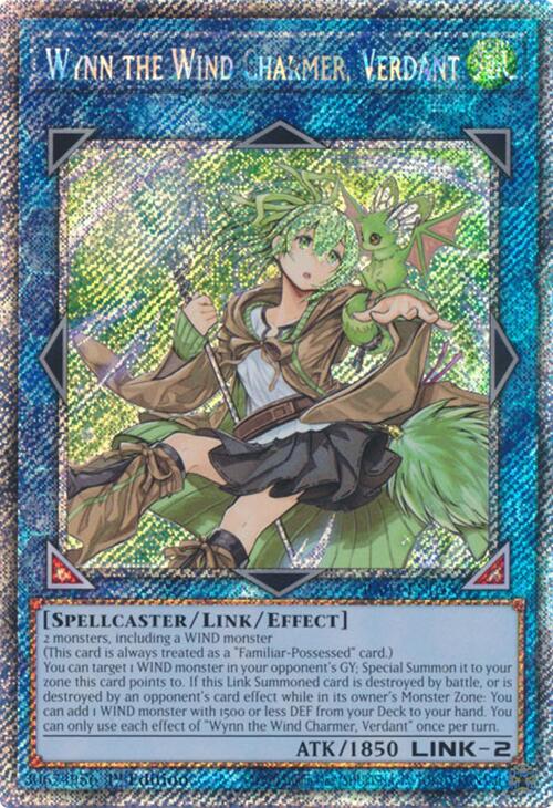 Wynn the Wind Charmer, Verdant (Platinum Secret Rare) [RA03-EN045] Platinum Secret Rare | Fandemonia Ltd