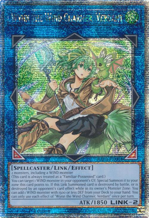 Wynn the Wind Charmer, Verdant (Quarter Century Secret Rare) [RA03-EN045] Quarter Century Secret Rare | Fandemonia Ltd