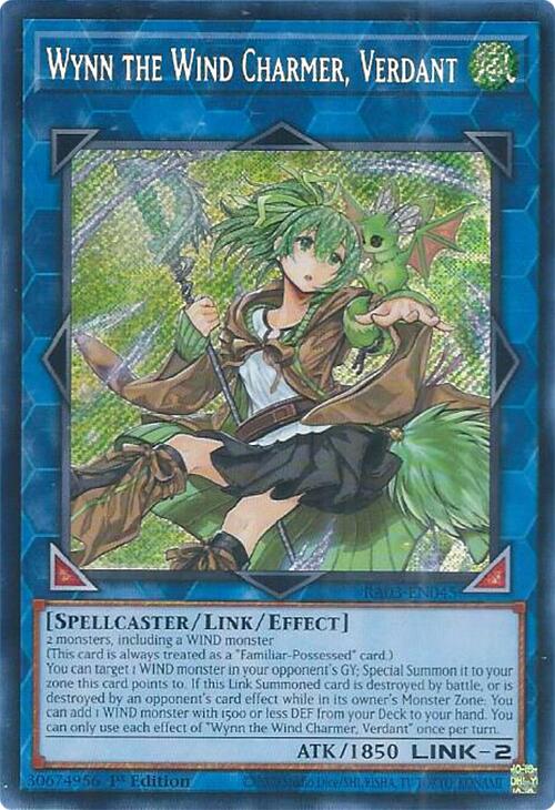 Wynn the Wind Charmer, Verdant (Secret Rare) [RA03-EN045] Secret Rare | Fandemonia Ltd