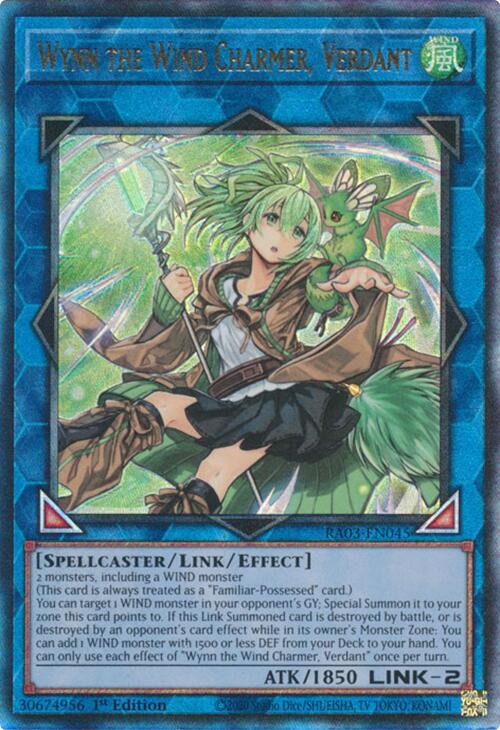 Wynn the Wind Charmer, Verdant (UTR) [RA03-EN045] Prismatic Ultimate Rare | Fandemonia Ltd