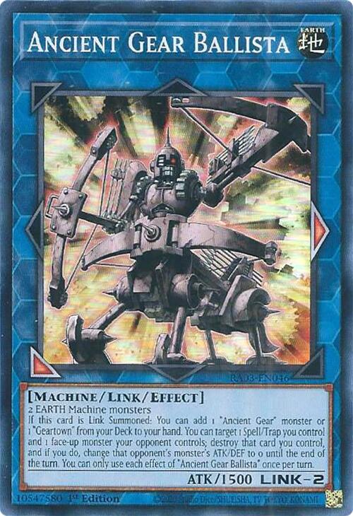 Ancient Gear Ballista [RA03-EN046] Super Rare | Fandemonia Ltd