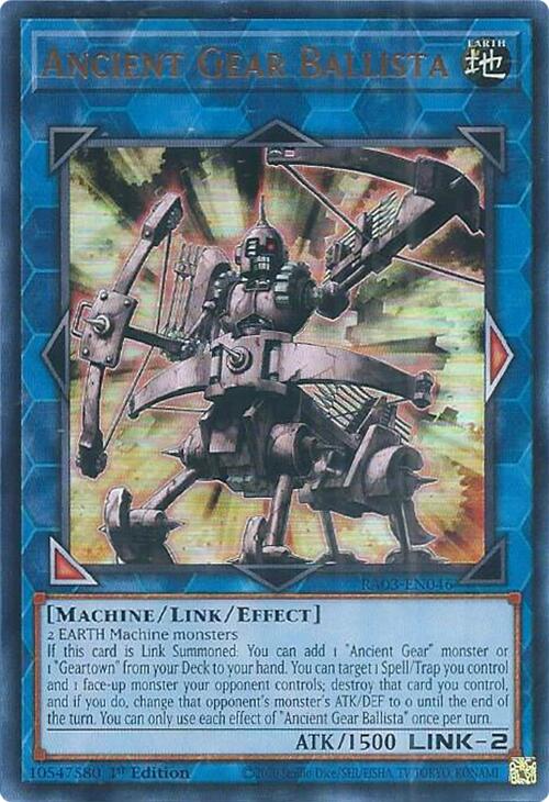 Ancient Gear Ballista (UR) [RA03-EN046] Ultra Rare | Fandemonia Ltd