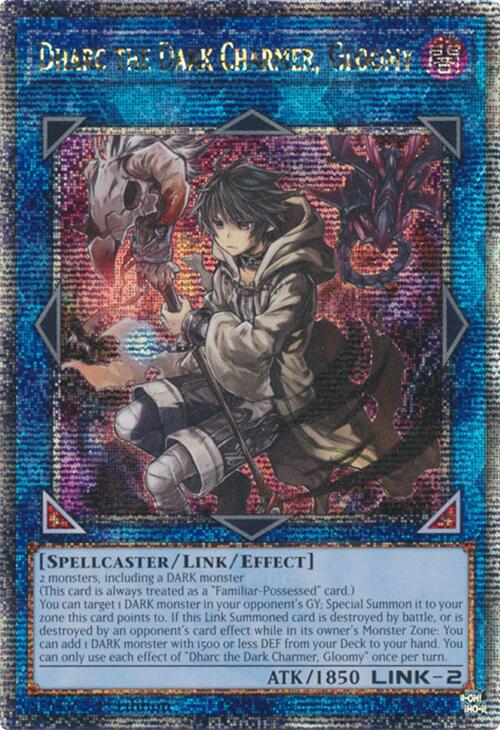 Dharc the Dark Charmer, Gloomy (Quarter Century Secret Rare) [RA03-EN048] Quarter Century Secret Rare | Fandemonia Ltd