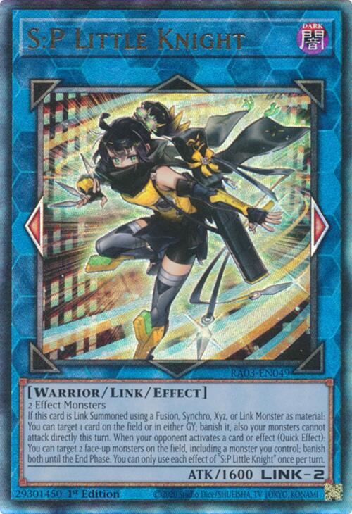 S:P Little Knight (UTR) [RA03-EN049] Prismatic Ultimate Rare | Fandemonia Ltd