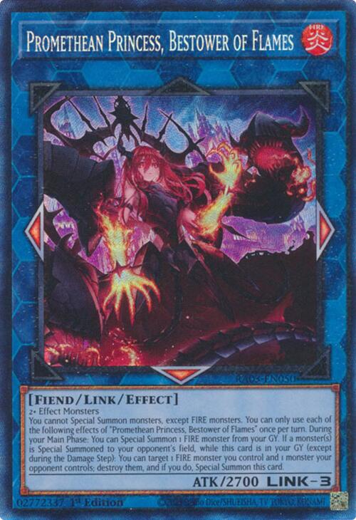 Promethean Princess, Bestower of Flames (CR) [RA03-EN050] Prismatic Collector's Rare | Fandemonia Ltd