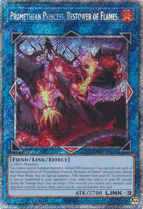 Promethean Princess, Bestower of Flames (Platinum Secret Rare) [RA03-EN050] Platinum Secret Rare | Fandemonia Ltd