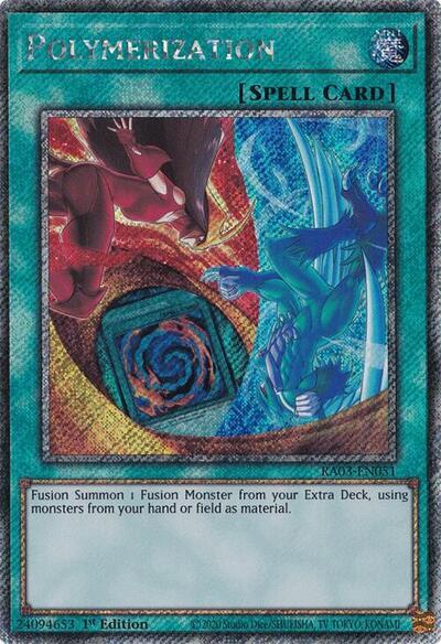 Polymerization (Platinum Secret Rare) [RA03-EN051] Platinum Secret Rare | Fandemonia Ltd