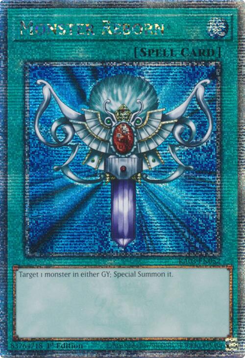 Monster Reborn (Quarter Century Secret Rare) [RA03-EN052] Quarter Century Secret Rare | Fandemonia Ltd