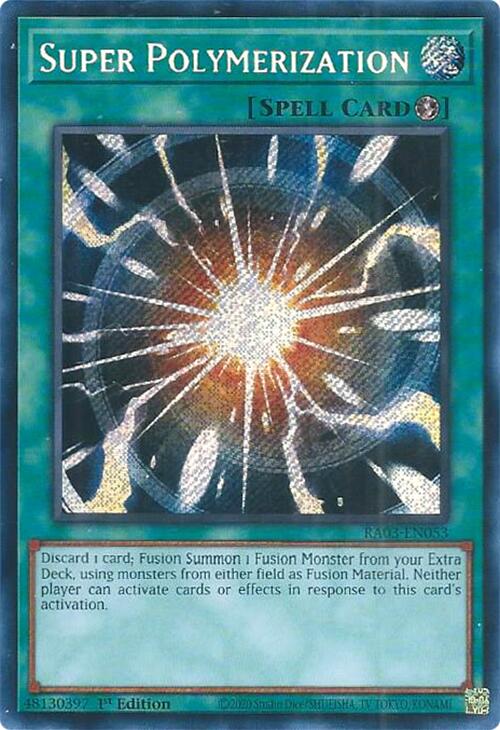 Super Polymerization (Secret Rare) [RA03-EN053] Secret Rare | Fandemonia Ltd