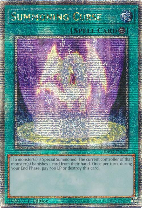 Summoning Curse (Quarter Century Secret Rare) [RA03-EN057] Quarter Century Secret Rare | Fandemonia Ltd