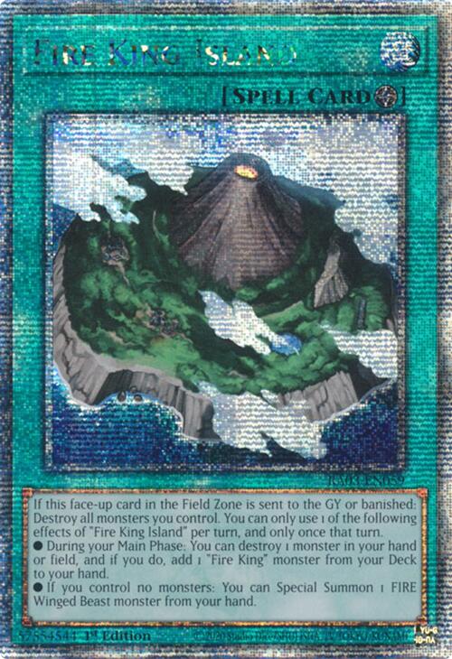 Fire King Island (Quarter Century Secret Rare) [RA03-EN059] Quarter Century Secret Rare | Fandemonia Ltd