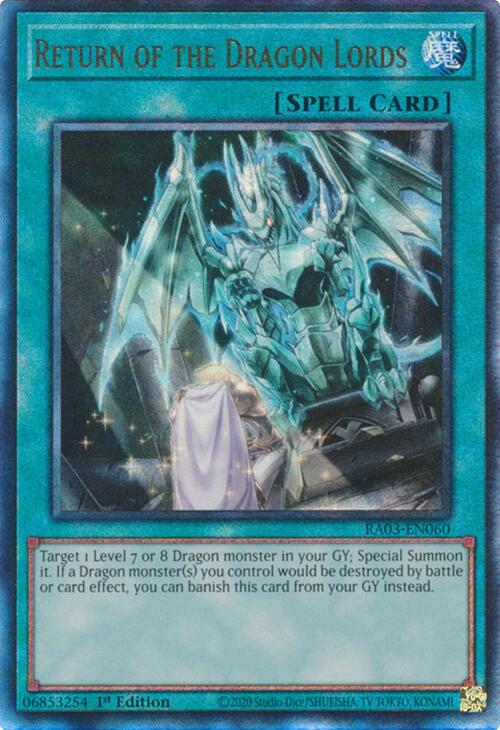 Return of the Dragon Lords (UTR) [RA03-EN060] Prismatic Ultimate Rare | Fandemonia Ltd