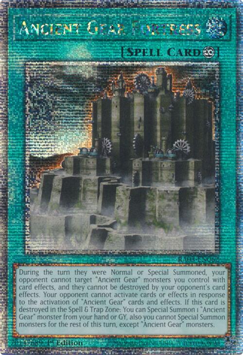 Ancient Gear Fortress (Quarter Century Secret Rare) [RA03-EN062] Quarter Century Secret Rare | Fandemonia Ltd