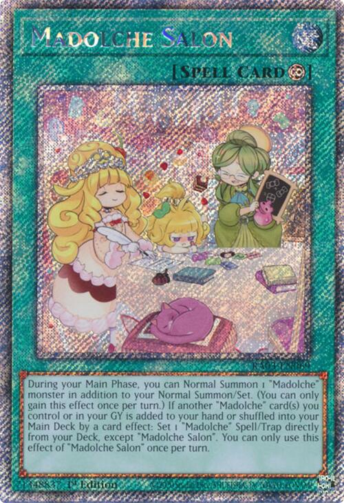 Madolche Salon (Platinum Secret Rare) [RA03-EN069] Platinum Secret Rare | Fandemonia Ltd