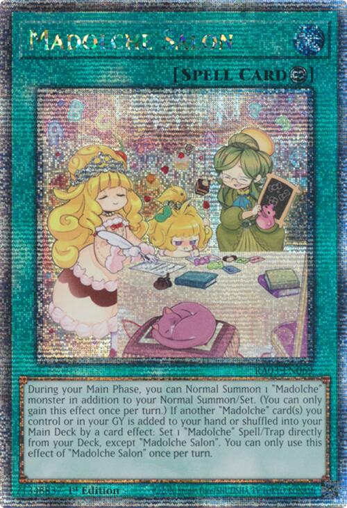 Madolche Salon (Quarter Century Secret Rare) [RA03-EN069] Quarter Century Secret Rare | Fandemonia Ltd