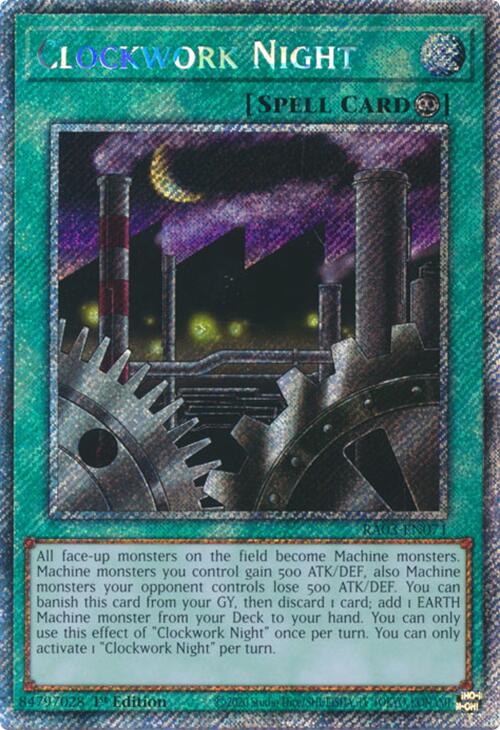 Clockwork Night (Platinum Secret Rare) [RA03-EN071] Platinum Secret Rare | Fandemonia Ltd