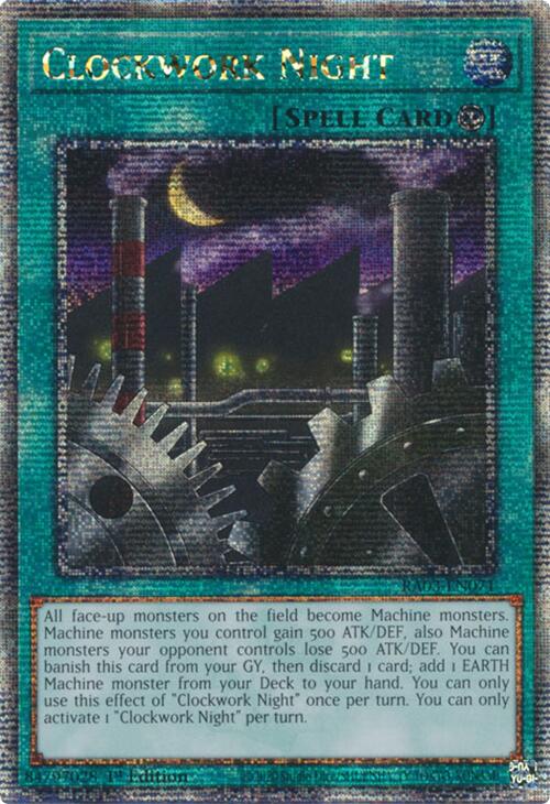 Clockwork Night (Quarter Century Secret Rare) [RA03-EN071] Quarter Century Secret Rare | Fandemonia Ltd