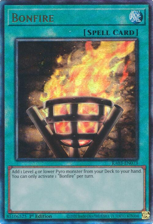 Bonfire (UTR) [RA03-EN073] Prismatic Ultimate Rare | Fandemonia Ltd