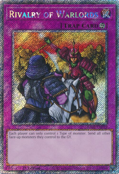 Rivalry of Warlords (Platinum Secret Rare) [RA03-EN075] Platinum Secret Rare | Fandemonia Ltd