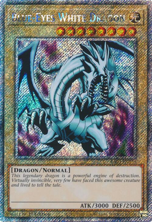 Blue-Eyes White Dragon (Platinum Secret Rare) [RA03-EN079] Platinum Secret Rare | Fandemonia Ltd