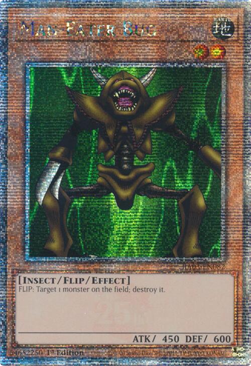 Man-Eater Bug (Quarter Century Secret Rare) [RA03-EN082] Quarter Century Secret Rare | Fandemonia Ltd