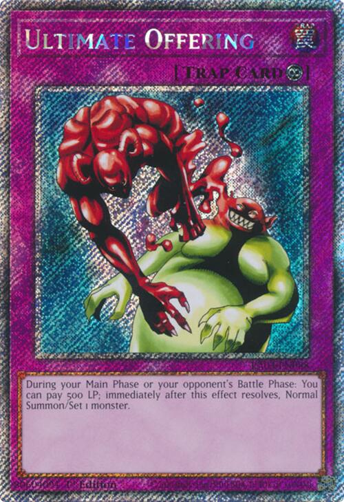 Ultimate Offering (Platinum Secret Rare) [RA03-EN088] Platinum Secret Rare | Fandemonia Ltd