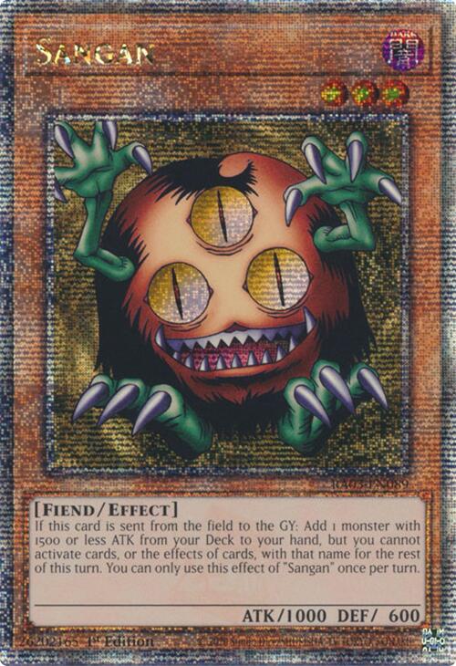 Sangan (Quarter Century Secret Rare) [RA03-EN089] Quarter Century Secret Rare | Fandemonia Ltd