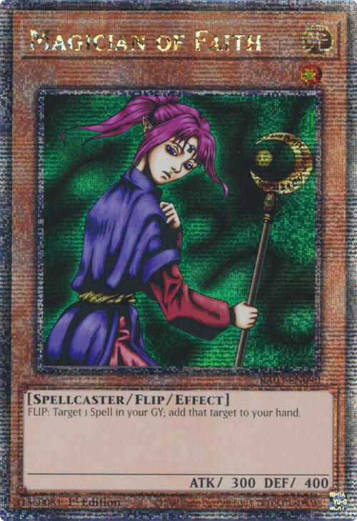 Magician of Faith (Quarter Century Secret Rare) [RA03-EN090] Quarter Century Secret Rare | Fandemonia Ltd