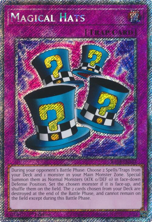 Magical Hats (Platinum Secret Rare) [RA03-EN107] Platinum Secret Rare | Fandemonia Ltd