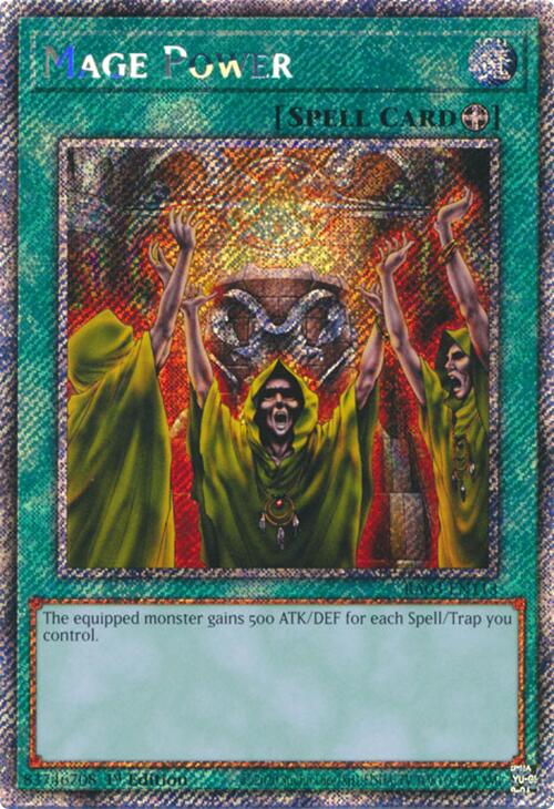 Mage Power (Platinum Secret Rare) [RA03-EN113] Platinum Secret Rare | Fandemonia Ltd