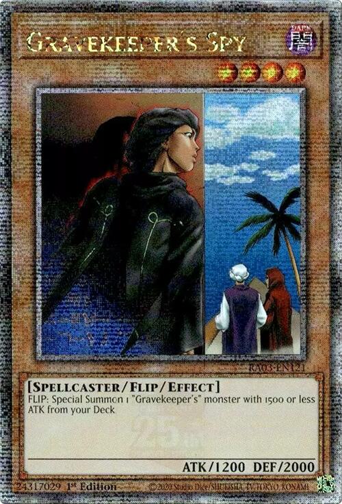 Gravekeeper's Spy (Quarter Century Secret Rare) [RA03-EN121] Quarter Century Secret Rare | Fandemonia Ltd