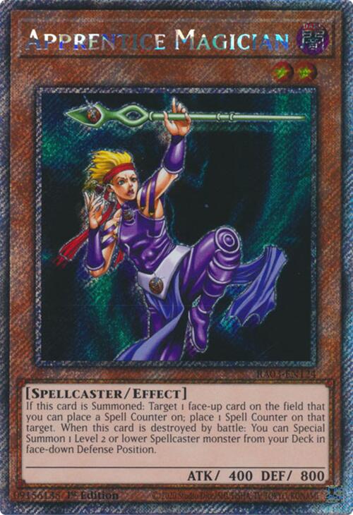 Apprentice Magician (Platinum Secret Rare) [RA03-EN124] Platinum Secret Rare | Fandemonia Ltd