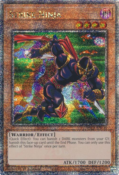 Strike Ninja (Quarter Century Secret Rare) [RA03-EN131] Quarter Century Secret Rare | Fandemonia Ltd