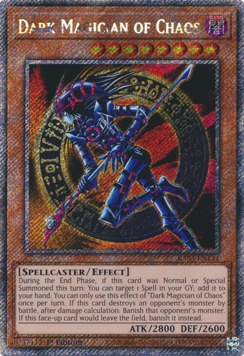 Dark Magician of Chaos (Platinum Secret Rare) [RA03-EN134] Platinum Secret Rare | Fandemonia Ltd