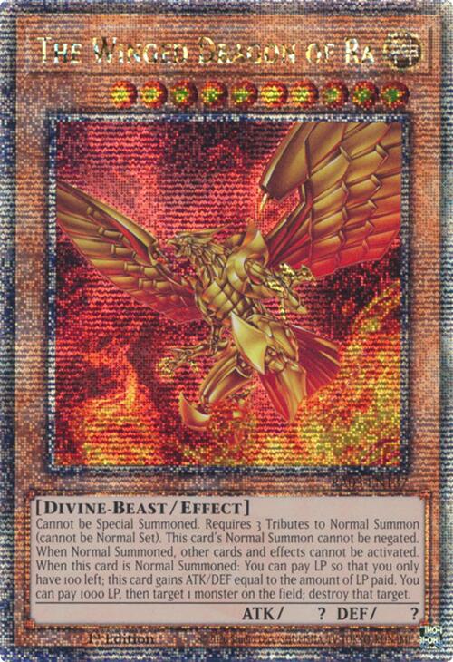 The Winged Dragon of Ra (Quarter Century Secret Rare) [RA03-EN137] Quarter Century Secret Rare | Fandemonia Ltd