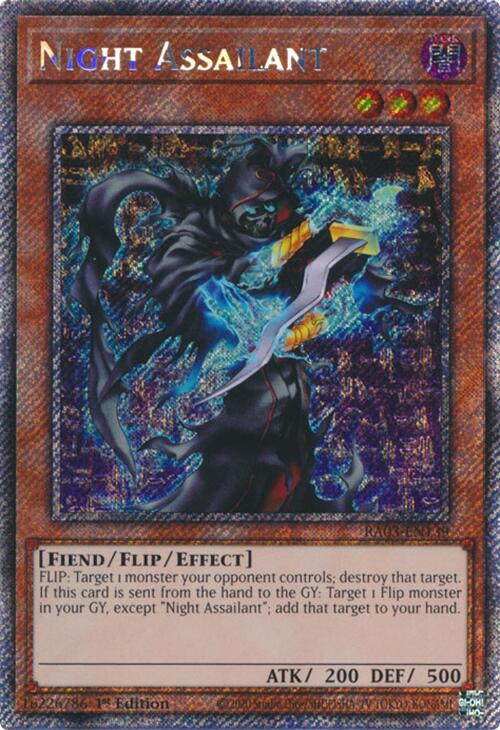 Night Assailant (Platinum Secret Rare) [RA03-EN139] Platinum Secret Rare | Fandemonia Ltd