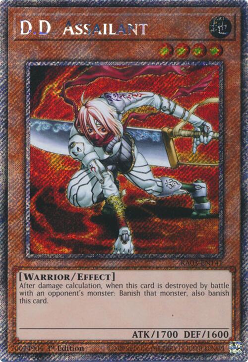 D.D. Assailant (Platinum Secret Rare) [RA03-EN141] Platinum Secret Rare | Fandemonia Ltd