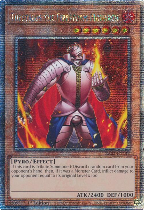 Thestalos the Firestorm Monarch (Quarter Century Secret Rare) [RA03-EN143] Quarter Century Secret Rare | Fandemonia Ltd